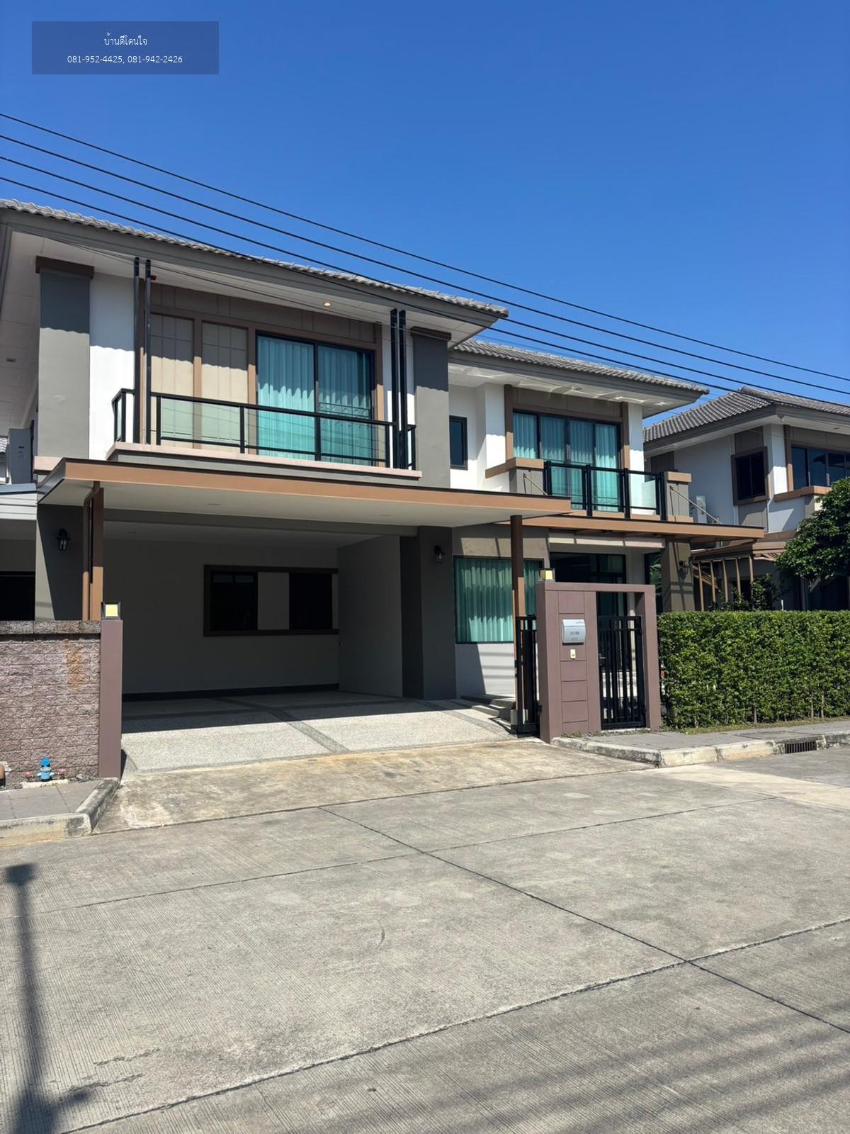 ให้เช่า บ้านใหม่ ภัสสร บางนา-วงแหวน (60 ตร.ว.) 4 นอน 4 น้ำ ใกล้สุวรรณภูมิ