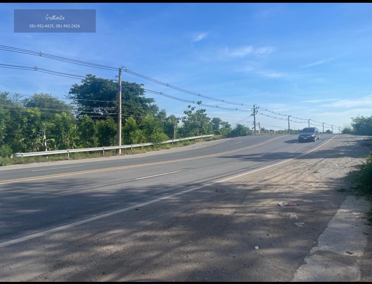 ขายที่ดินถนนตลาดปองพล ฉะเชิงเทรา (30 ไร่) AEC ผังม่วง ติดถนนหลวง 6 เลน