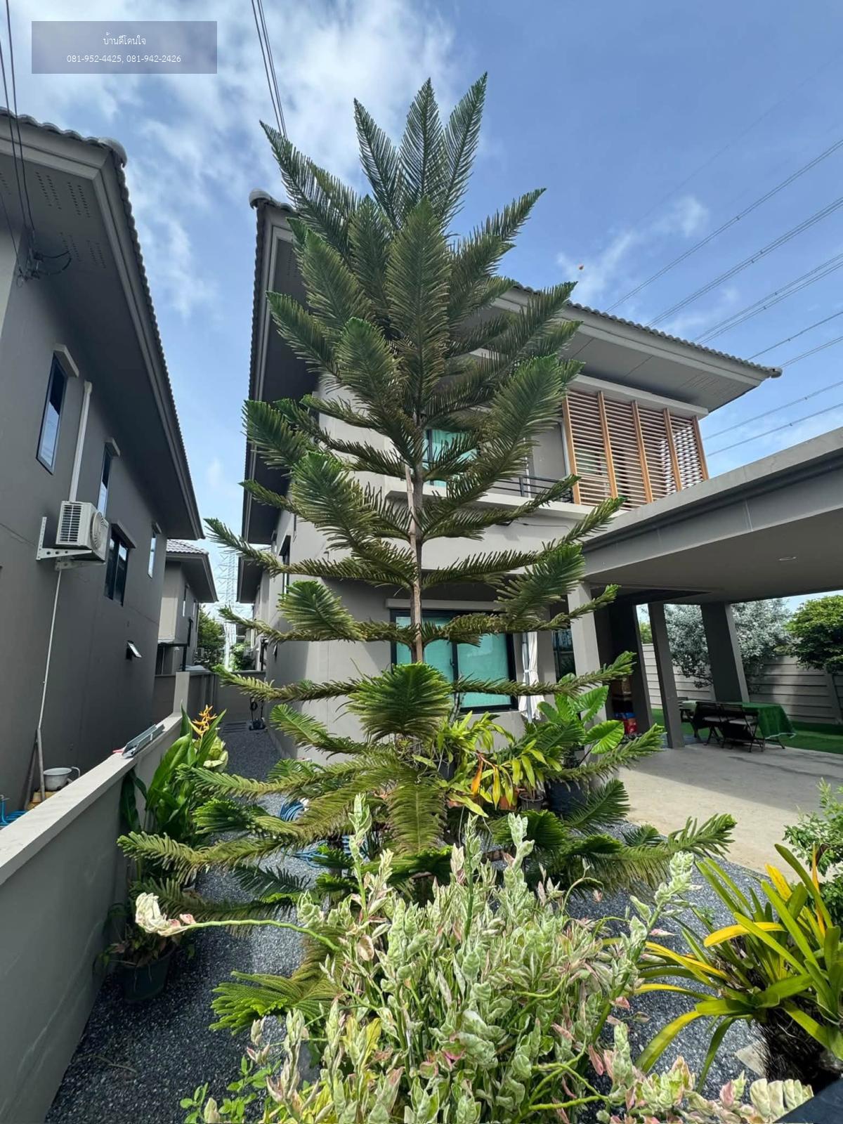 ให้เช่าบ้านเดี่ยว COMO Botanica Bangna (56 ตร.ว.) 3นอน 3น้ำ หลังริม ใกล้เมกาบางนา