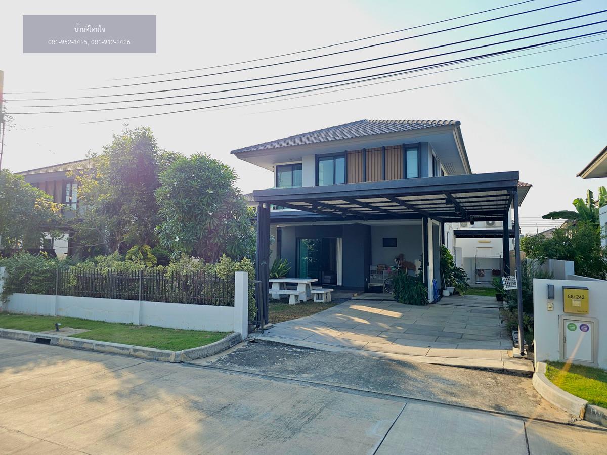 ขายด่วน!! บ้านบุราสิริ บางนา (65.2 ตร.ว.) 4 นอน 2 น้ำ หน้าบ้านเป็นสวน