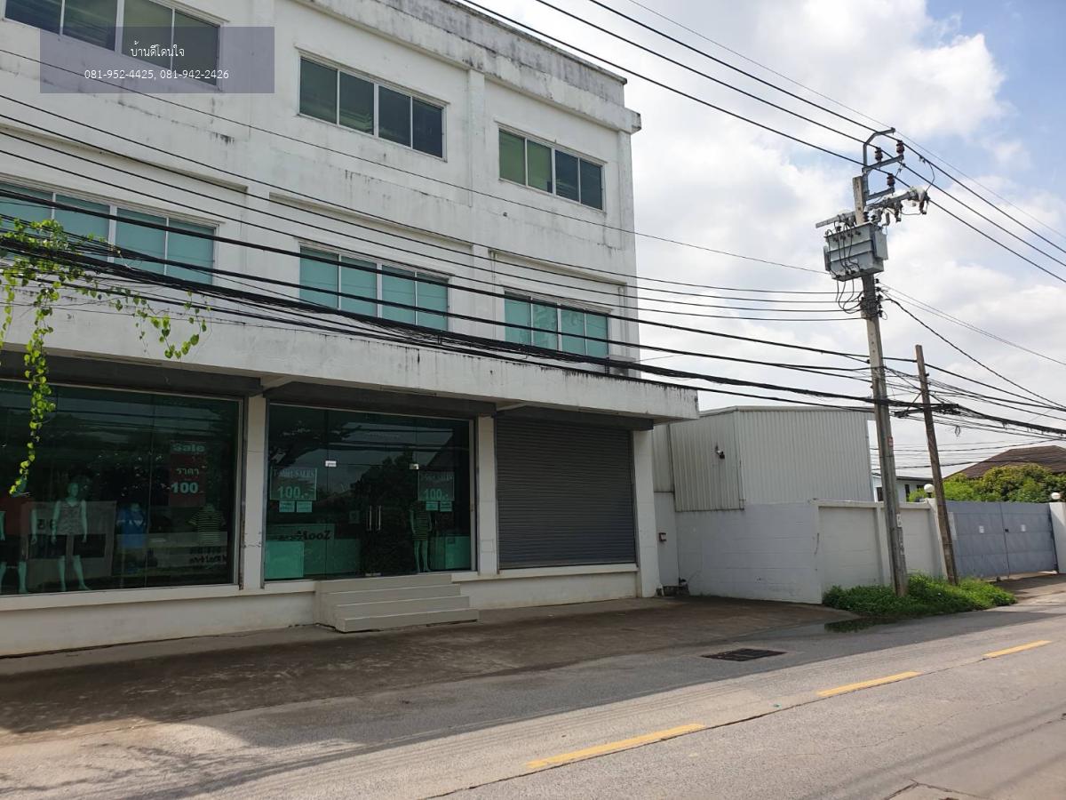 ให้เช่า ออฟฟิศ 3 คูหา และโกดังสินค้า (400 ตร.ว.) ติดถนน สุขาภิบาล 5 ซอย 5