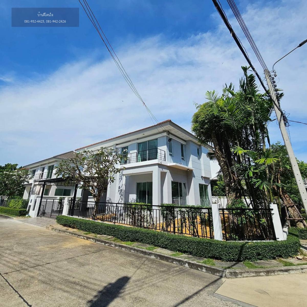 ให้เช่าบ้านเดี่ยว Life Bangkok Boulevard รามอินทรา (64 ตร.ว.) หลังมุม ติดถนนรามอินทรา