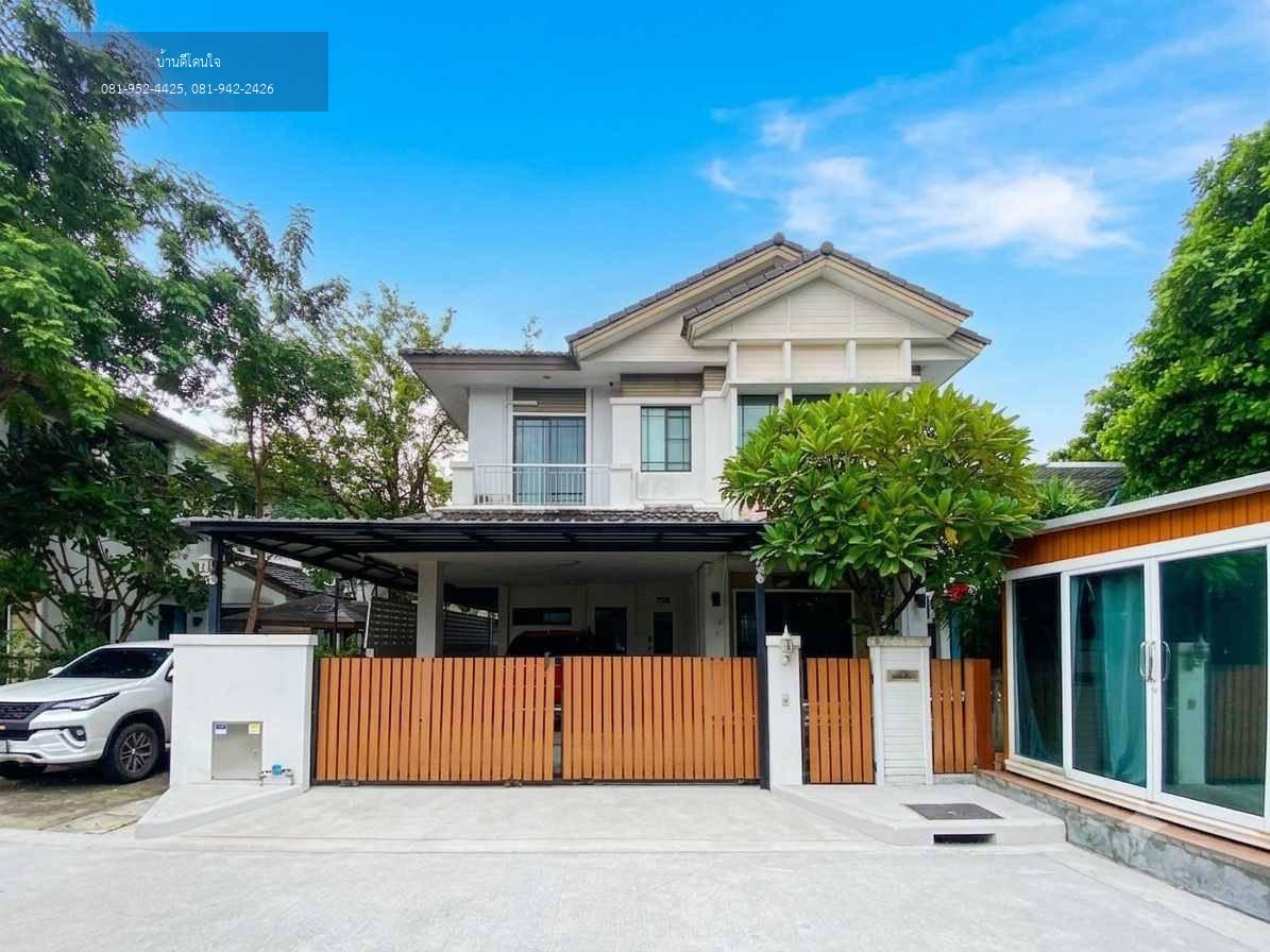 ขาย/ให้เช่าบ้านเดี่ยว มัณฑนา เลค วัชรพล (87 ตร.ว.) 6 นอน 3 น้ำ พร้อมอยู่ ใกล้ทางด่วน