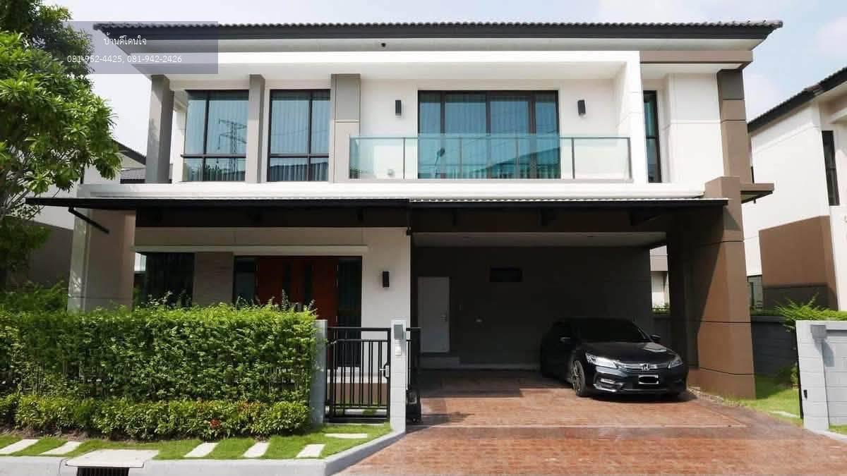 ให้เช่าบ้านเดี่ยว  The city Bangna km.7 (62 ตร.ว.) 4 นอน 4 น้ำ ใกล้เมกาบางนา