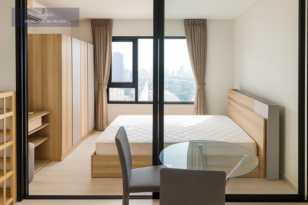 ให้เช่าคอนโด Life Asoke (29.69 ตร.ม.) 1 นอน 1 น้ำ พร้อมเข้าอยู่