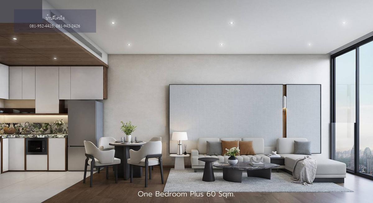 ขายดาวน์ด่วน !! คอนโด Romm Convent Condominium (60.21 ตร.ม.) 1 Bed plus ใจกลางสีลม