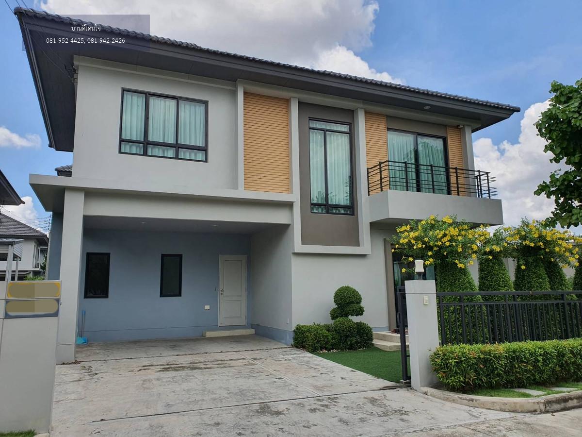 ให้เช่าบ้านเดี่ยว ไลฟ์ บางกอก บูเลอวาร์ด รามอินทรา 65 (53 ตร.ว.) 4 นอน 3 น้ำ แปลงหน้าสวน พร้อมอยู่