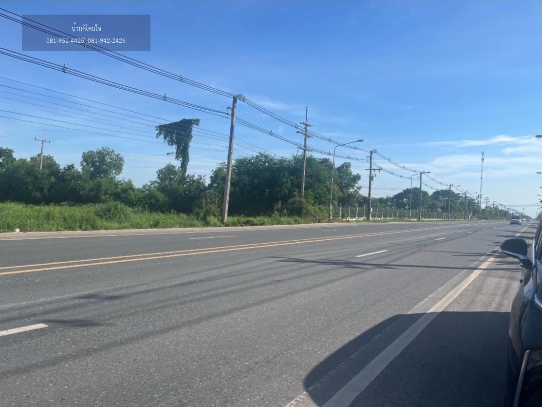 ขายที่ดินถนนตลาดปองพล ฉะเชิงเทรา (15 ไร่) AEC ผังม่วง ติดถนนหลวง 6 เลน