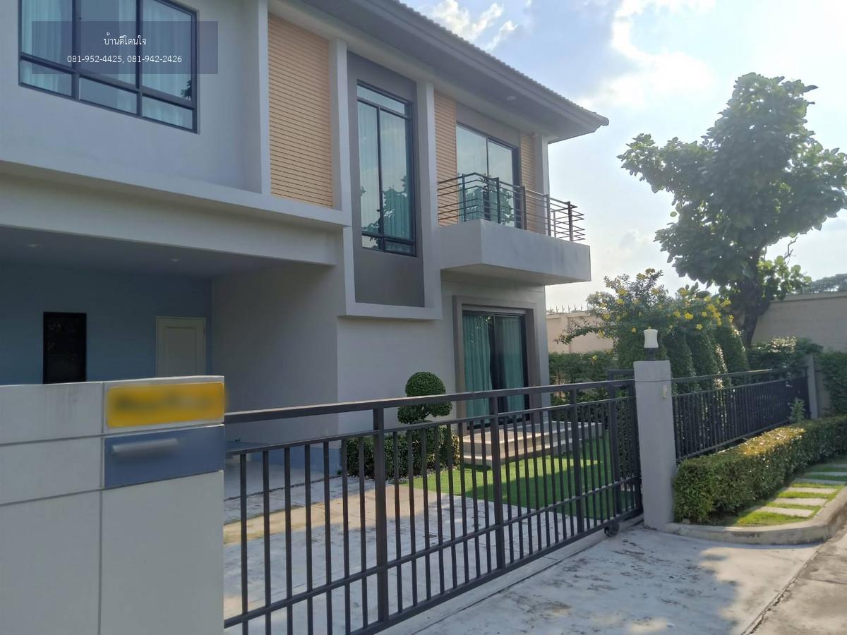 ให้เช่าบ้านเดี่ยว ไลฟ์ บางกอก บูเลอวาร์ด รามอินทรา 65 (53 ตร.ว.) 4 นอน 3 น้ำ แปลงหน้าสวน พร้อมอยู่