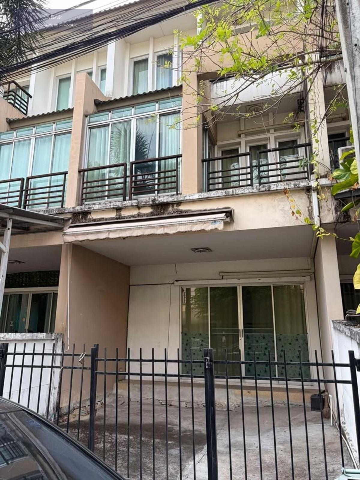 ให้เช่าทาวน์โฮม 3 ชั้น Vista park รัชดา-รามอินทรา (22 ตร.ว.) ตกแต่งพร้อมอยู่