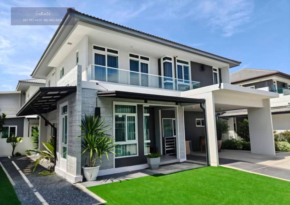 ให้เช่าบ้านเดี่ยว  มัณฑนา 2 บางนา กม.7 (91.5 ตร.ว.) 4 นอน 5 น้ำ ใกล้เมกาบางนา