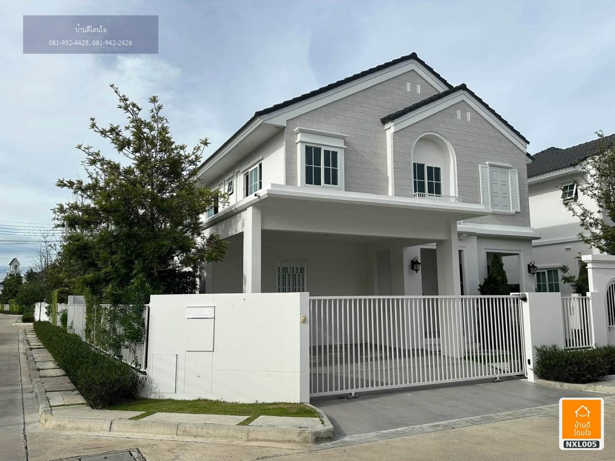 ขาย/เช่าบ้านเดี่ยวแปลงมุม พร้อมสวนส่วนตัว ชัยพฤกษ์บางนา กม.15 (62.2 ตร.ว.) พร้อมเข้าอยู่