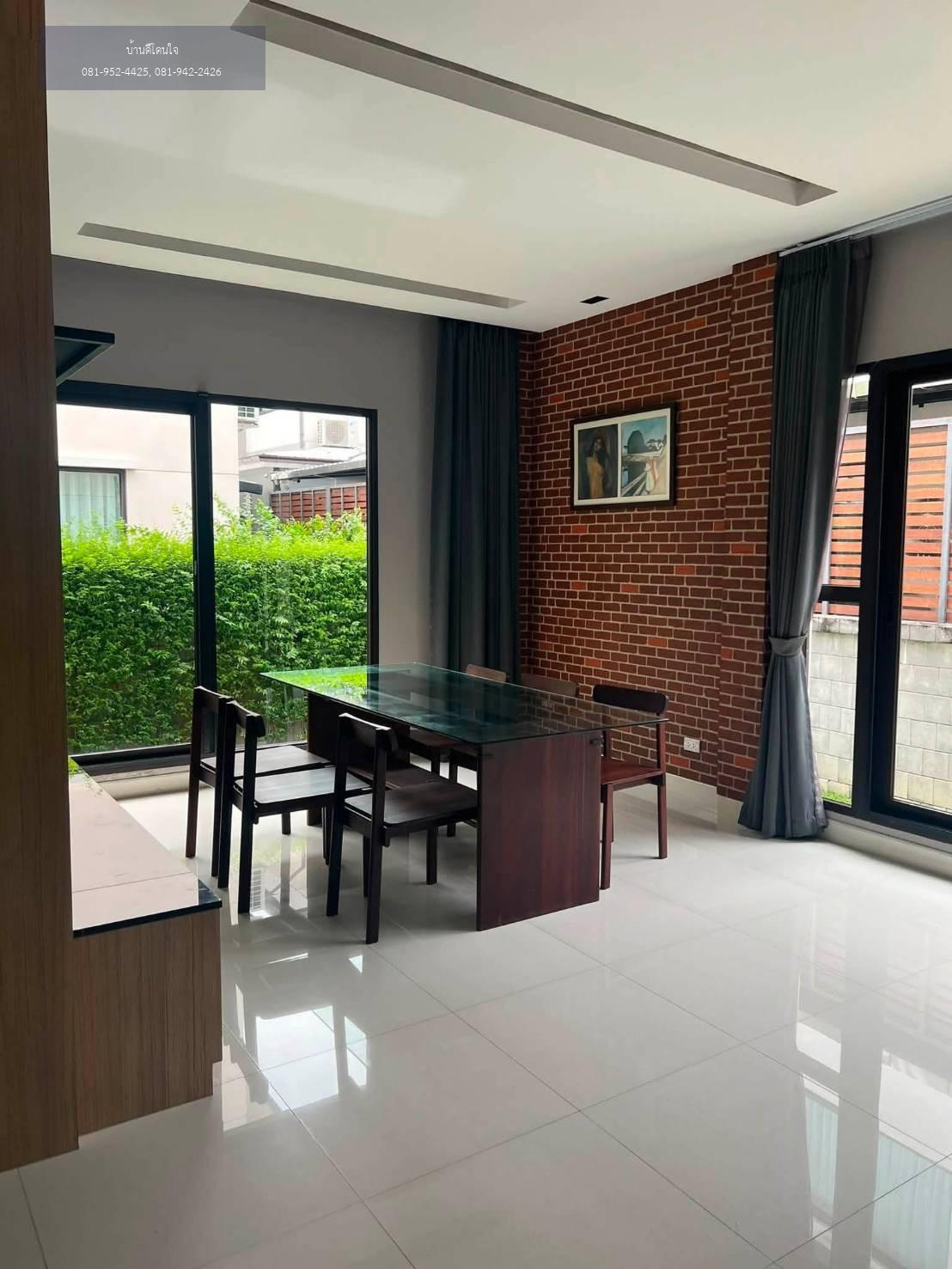 ให้เช่าบ้านเดี่ยว  The city Bangna km.7 (62 ตร.ว.) 4 นอน 4 น้ำ ใกล้เมกาบางนา