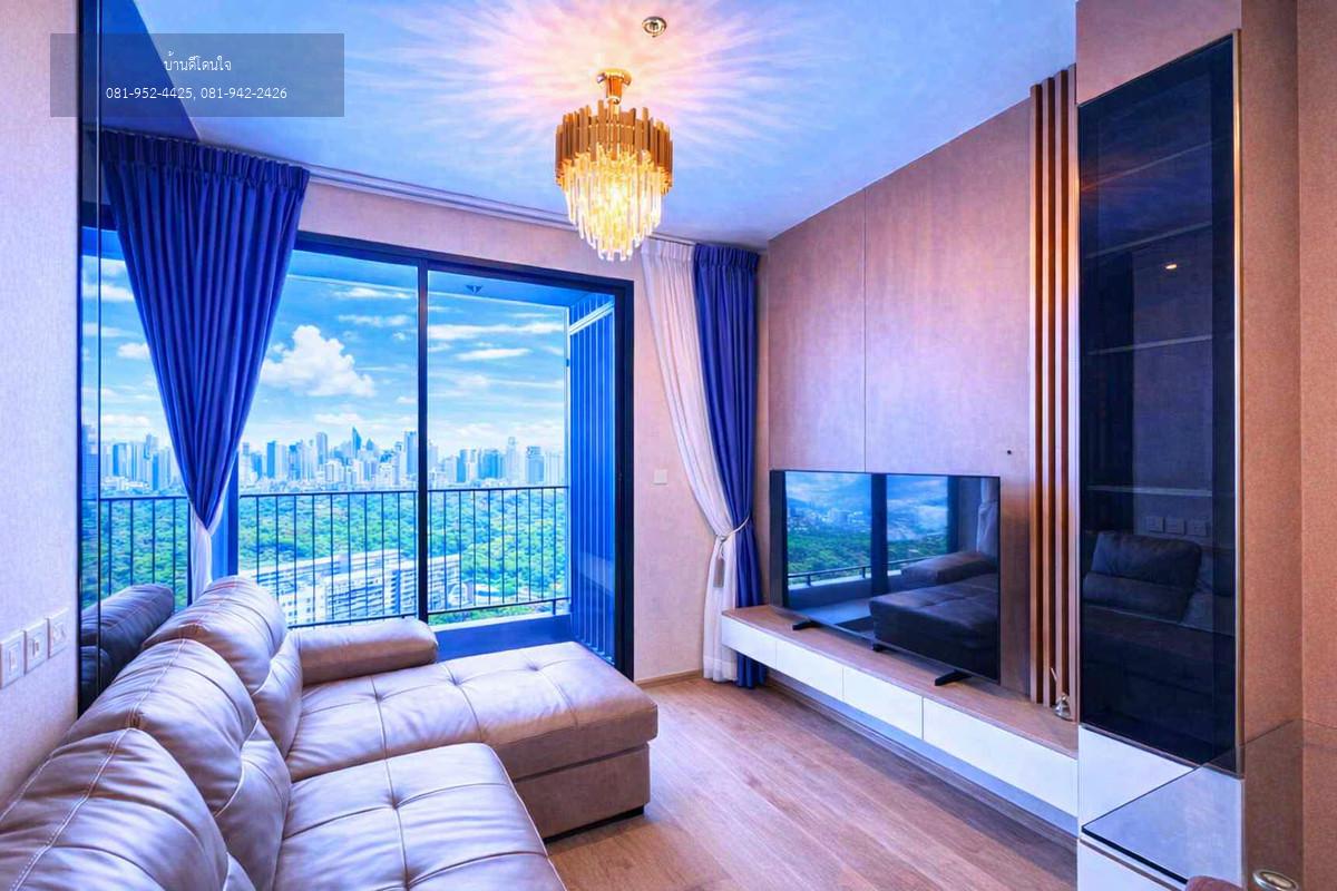 ให้เช่าคอนโด เดอะ คราวน์ เรสซิเดนซ์ (45 ตร.ม.) 1 ห้องนอน 1 ห้องน้ำ วิวสวนเบญจกิติ