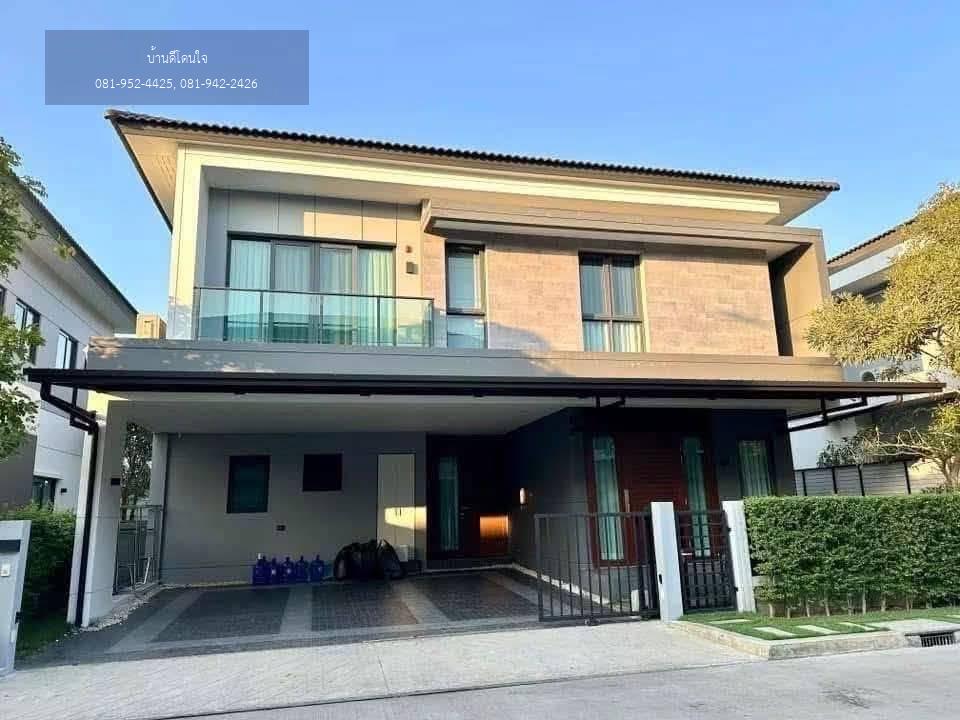 ให้เช่าบ้านเดี่ยว  The city Bangna (63.9 ตร.ว.) 4 นอน 5 น้ำ ใกล้เมกาบางนา