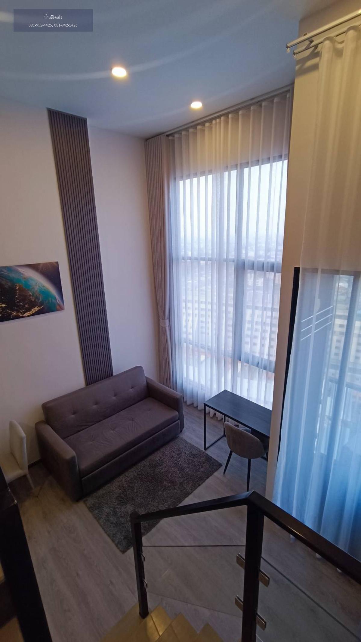 ให้เช่า The Origin ลาดพร้าวบางกะปิ (35 ตร.ม.) 1 ห้องนอน Duplex ใกล้ The Mall บางกะปิ