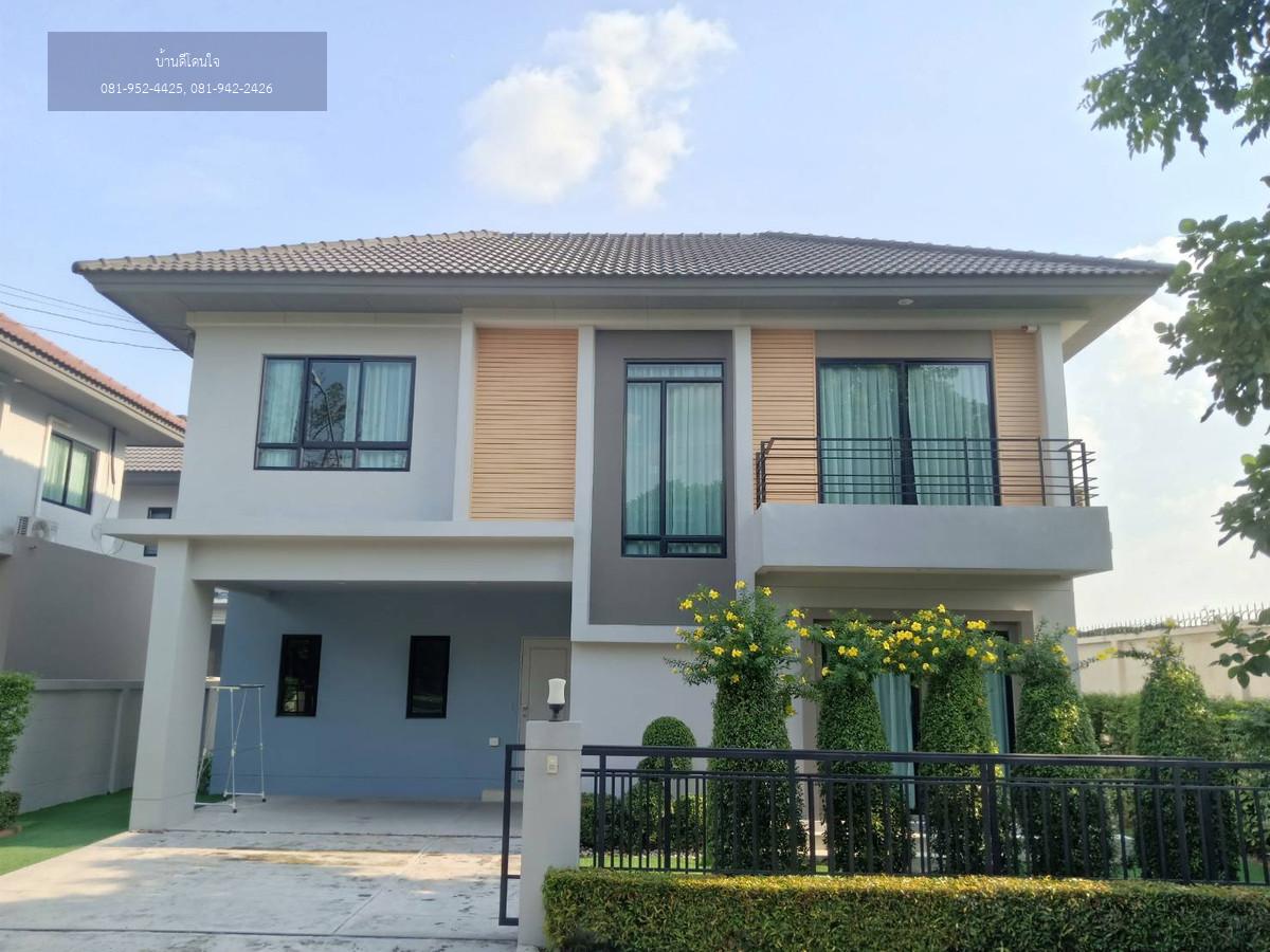 ให้เช่าบ้านเดี่ยว ไลฟ์ บางกอก บูเลอวาร์ด รามอินทรา 65 (53 ตร.ว.) 4 นอน 3 น้ำ แปลงหน้าสวน พร้อมอยู่