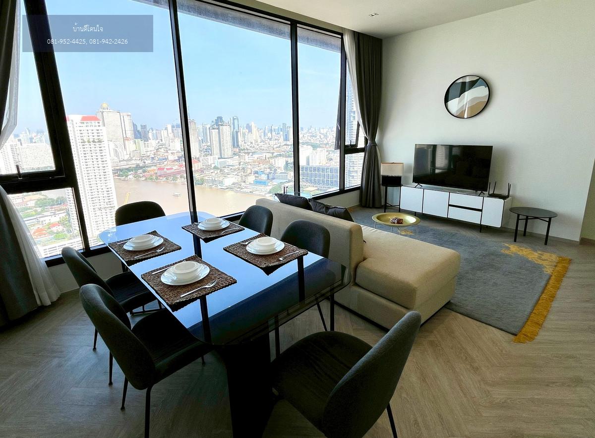 ให้เช่าคอนโด CHAPTER เจริญนคร – ริเวอร์ไซด์ (68 ตร.ม.) 2 นอน 2 น้ำ พร้อมเข้าอยู่