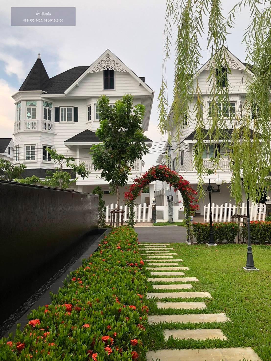 ให้เช่าบ้านเดี่ยวหลังใหญ่ Fantasia Villa 4 บางนา ( 63.5 ตร.ว.) 4นอน 5น้ำ ใกล้ทางด่วนบางนา