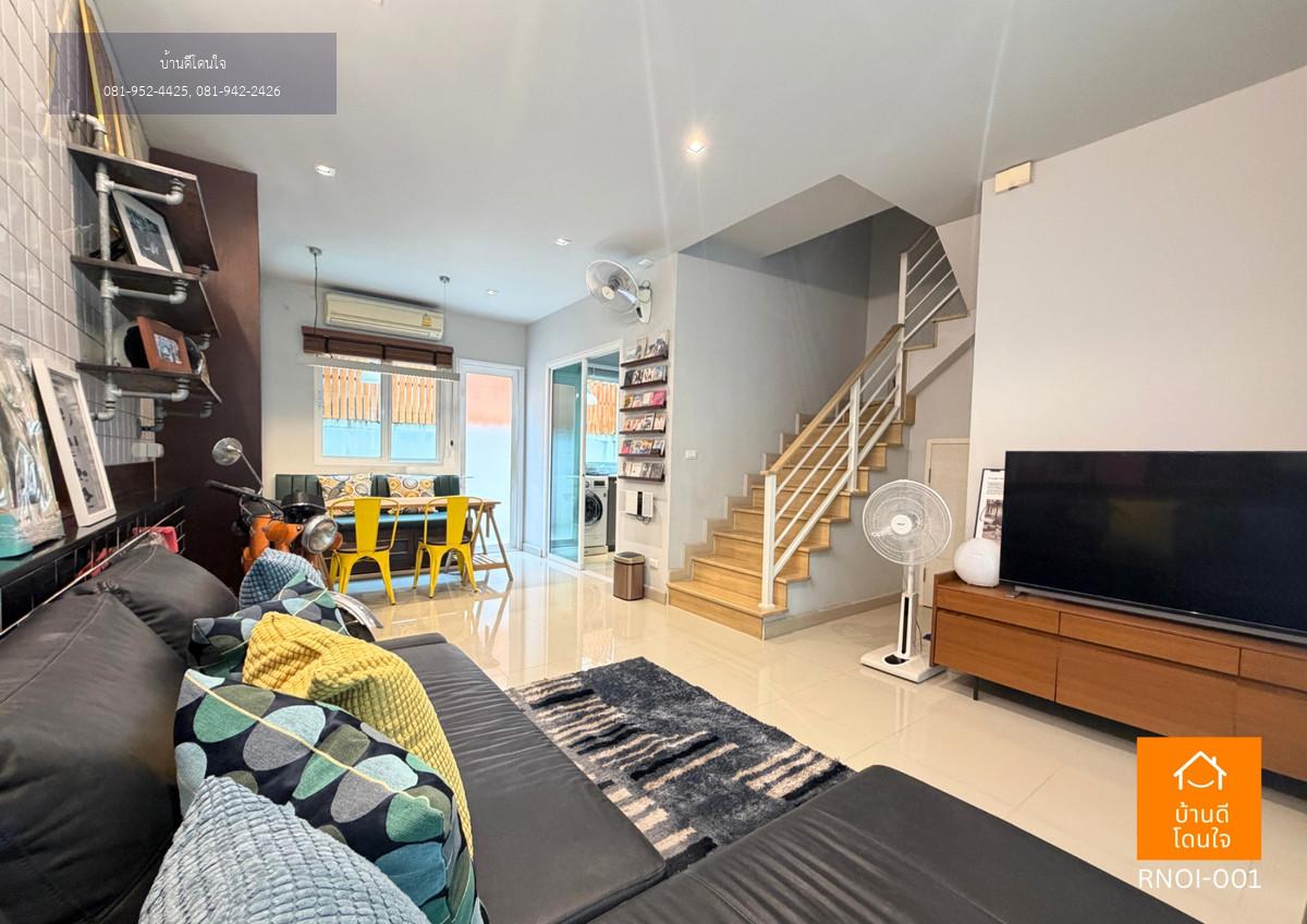 ให้เช่าหมู่บ้านซิตี้เซนส์ ศาลายา ทาวน์โฮมไซส์ใหญ่ 3 นอน 2 น้ำ(ตกแต่งสวย)  ใกล้มหิดลเพียง 5 นาที