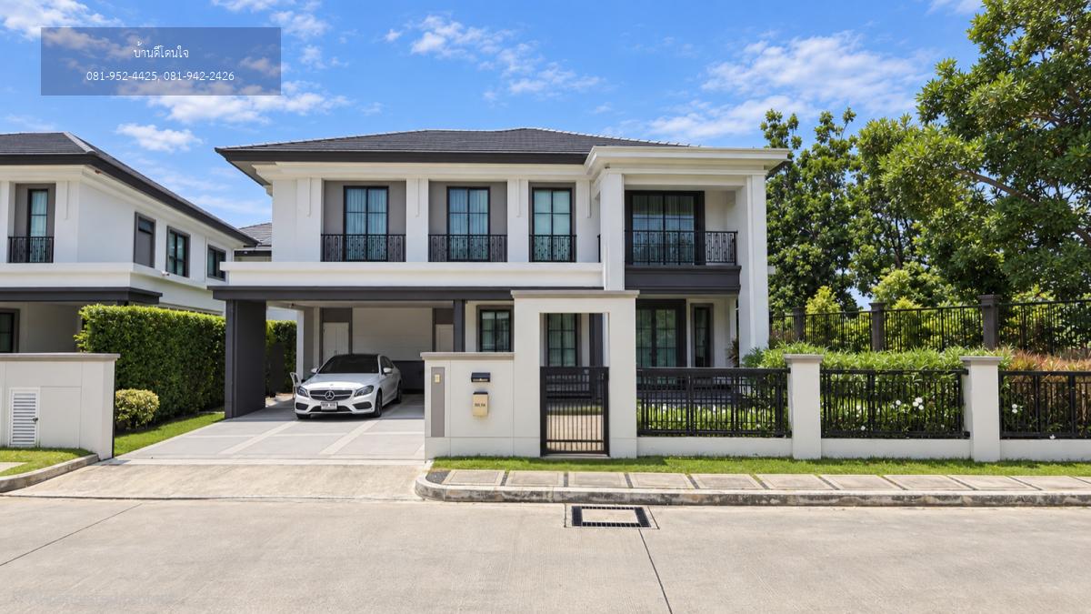 ขายบ้านหรู เศรษฐสิริ กรุงเทพ-ปทุมธานี (96 ตร.ว.) 4 นอน หลังมุม แต่งครบ